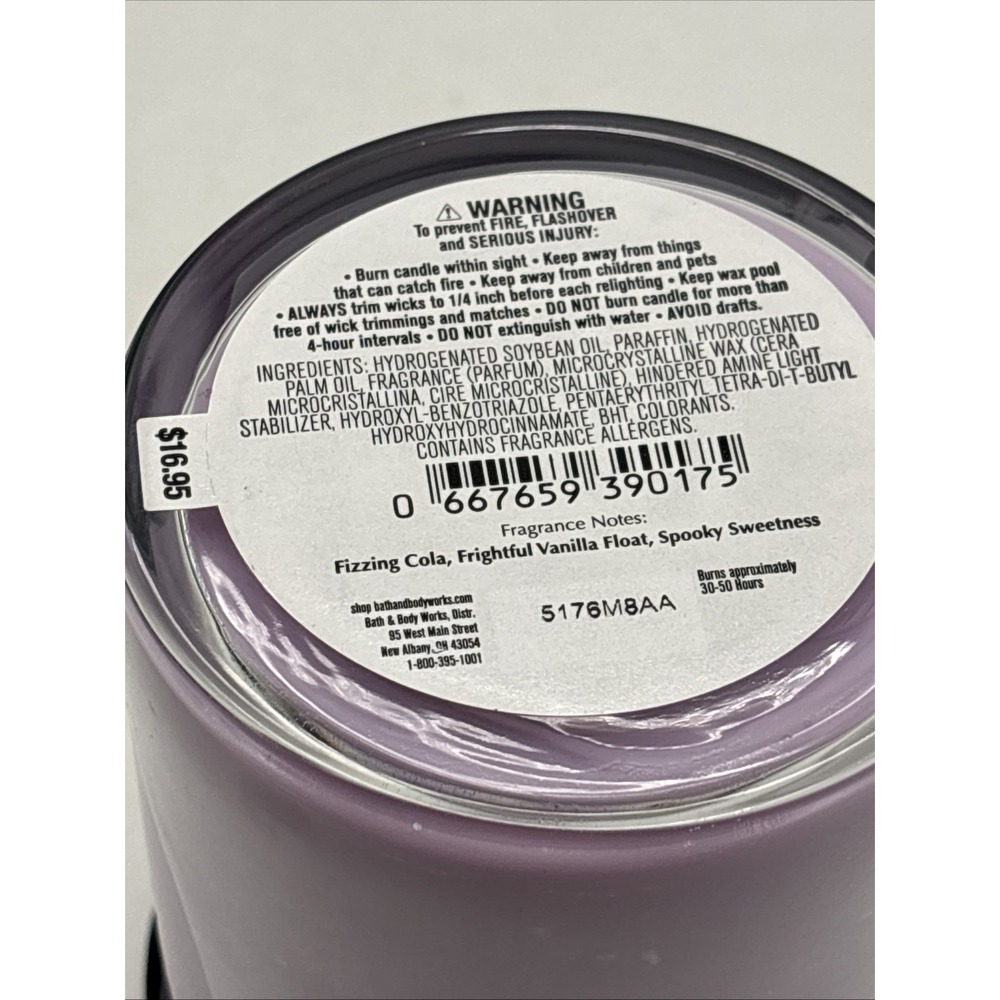 Bath & Body Works I SCREAM FLOAT Single Wick Candle HALLOWEEN 2025 NEW - Picture 5 of 5